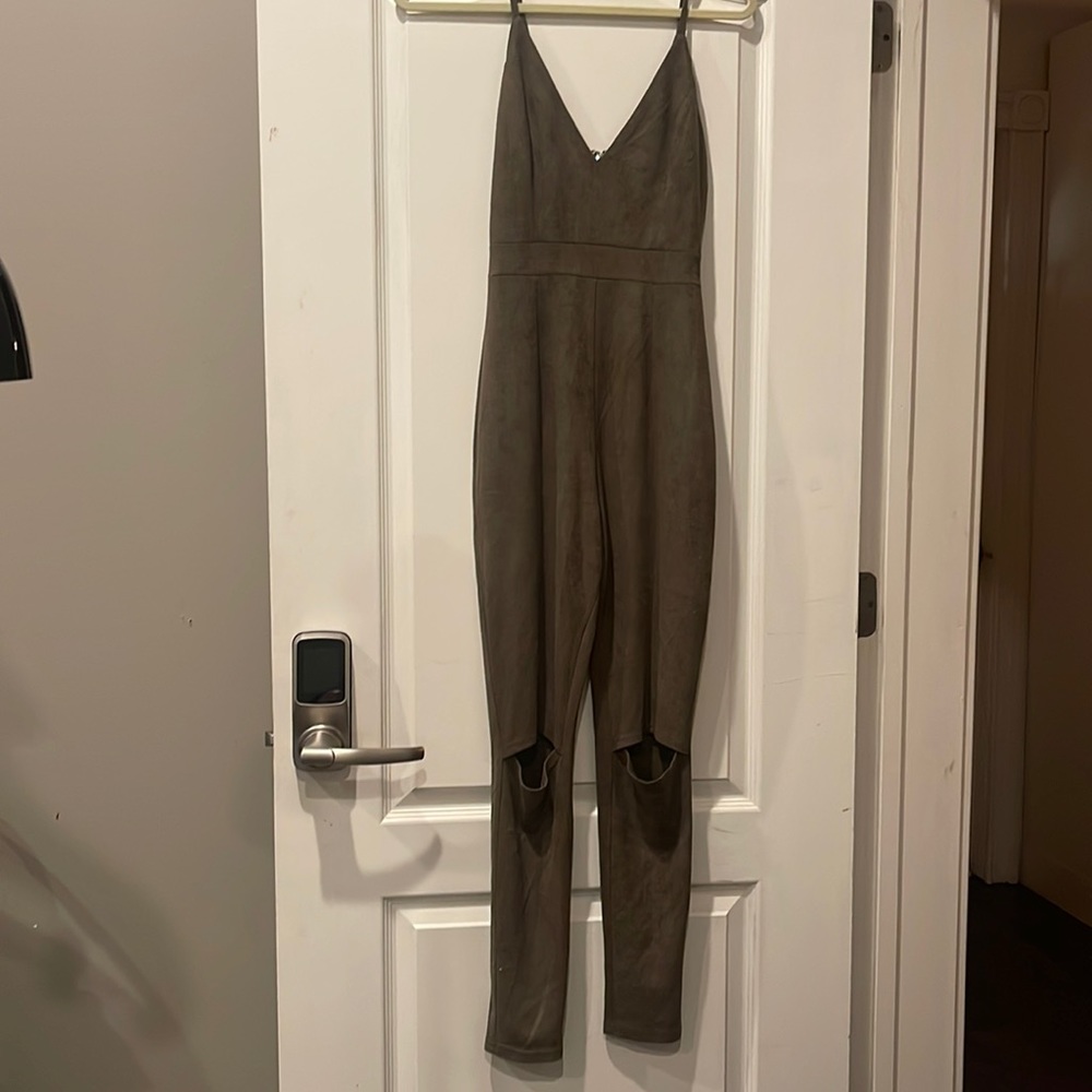 Velvet jumpsuit